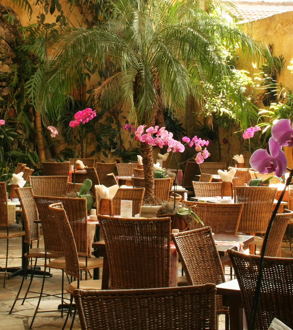 Ambiente do restaurante Tantra, em São Paulo